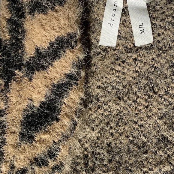 Zebra Print Open Front CardiganNWOT - Picture 6 of 6